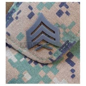 Odznak hodnostní USMC - Sgt. - ČIERNY