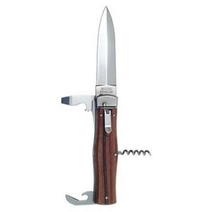 Nôž vyhadzovací s drevenou rukoväťou