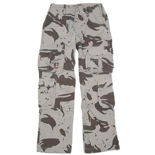 Nohavice VINTAGE DEFENSE predprané SAND CAMO