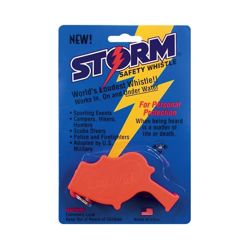 Píšťalka plastová STORM ® ORANŽOVÁ