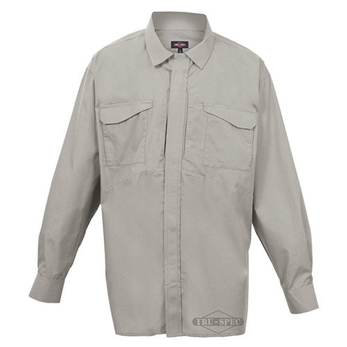 Košeľa 24-7 dlhý rukáv rip-stop KHAKI