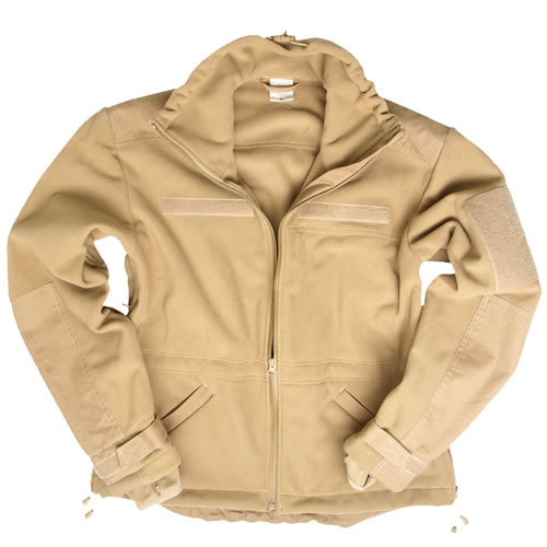 Bunda WINDPROOF fleece COYOTE