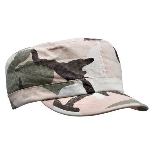 Čiapka dámska VINTAGE PINK CAMO rip-stop