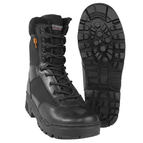 Topánky TACTICAL CORDURA vysoké ČIERNE