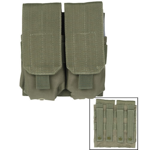 Púzdro na zásobníky M4/M16 dvojité OLIV