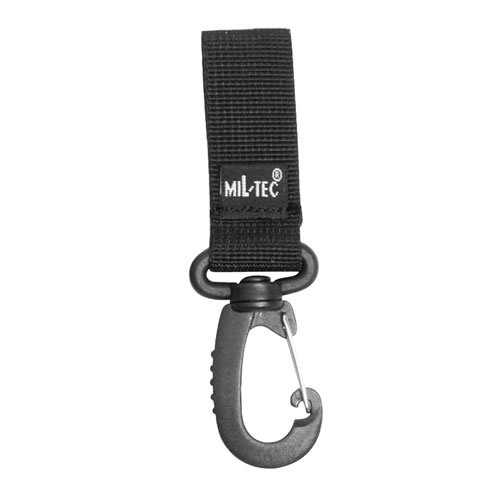 Popruh MODULAR 50mm s plastovou karabinkou ČIERNY