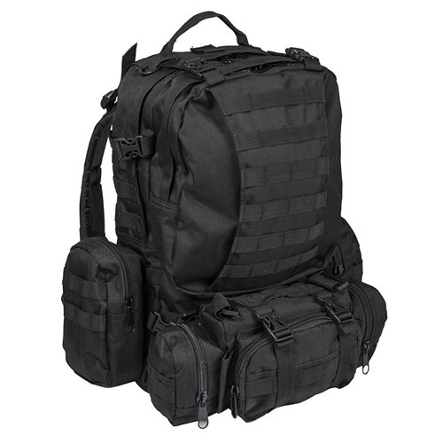 Ruksak DEFENSE MODULAR s ledvinou ČIERNY