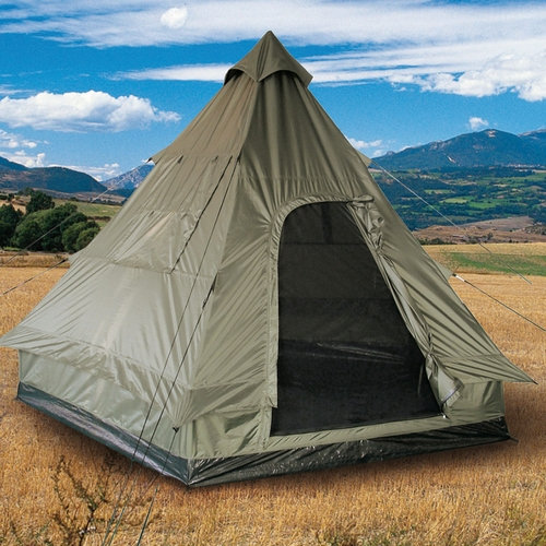 Stan "TIPI" ihlan pre 4 osoby ZELENÝ