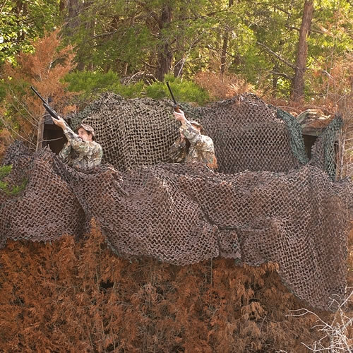 Sieť maskovacia PRO BASIC plastová WOODLAND veľ.2,4x3m