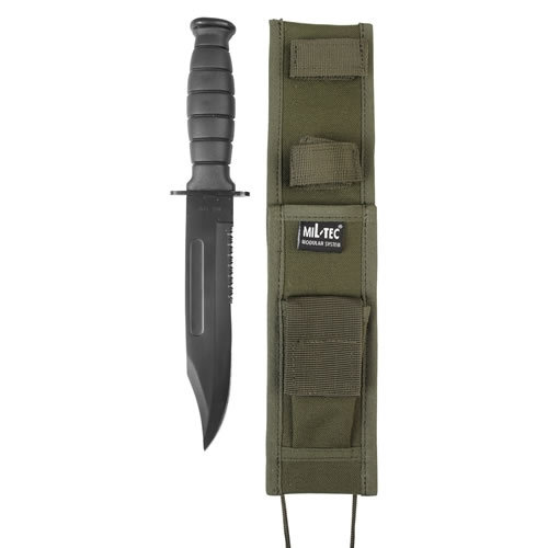 Nôž bojový US ARMY Púzdro modular OLIV