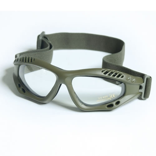 Okuliare COMMANDO AIR Mil-Tec OLIV ČÍRE