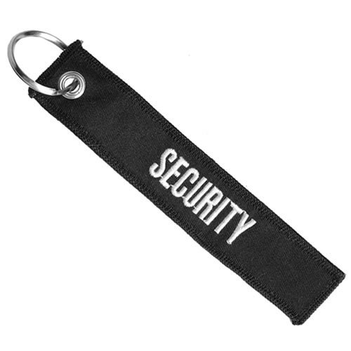 Kľúčenka 'SECURITY' ČIERNA