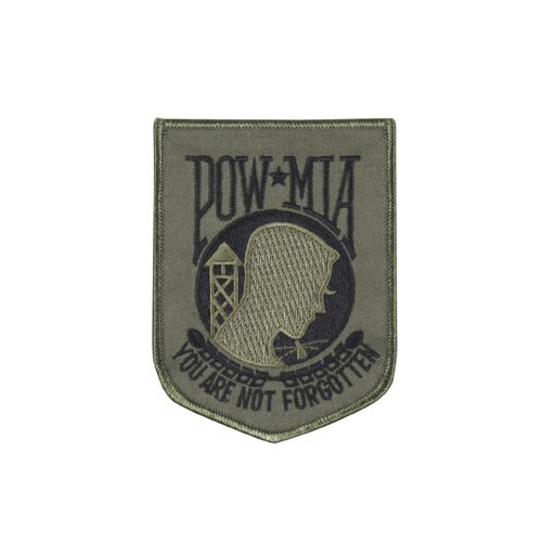 Nášivka POW/MIA OLIV 12 x 8 cm