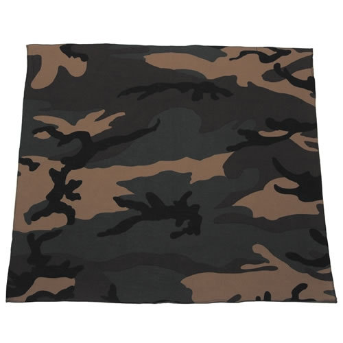 Šatka BANDANA  55x55 cm WOODLAND