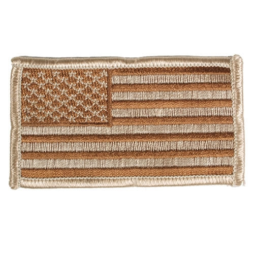 Nášivka US Zástava textil DESERT