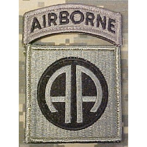 Nášivka 82d AIRBORNE DIVISION VELCRO - FOLIAGE