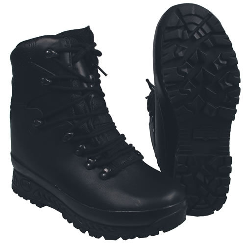 Topánky BW horské MODEL 2005 ČIERNE