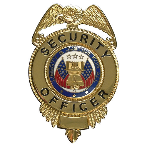 Odznak SECURITY OFFICER ZLATÝ