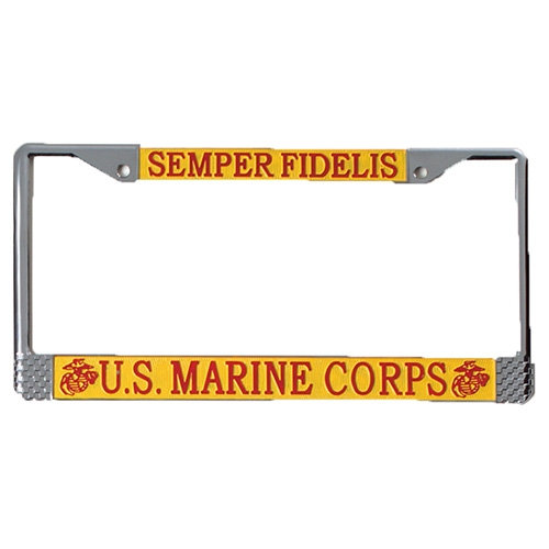Rám na značku auta US MARINES 16 x 30cm