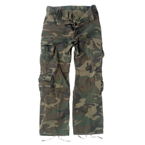Nohavice VINTAGE PARATROOPER WOODLAND