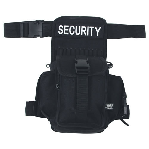 Ľadvinka s vreckami SECURITY ČIERNA