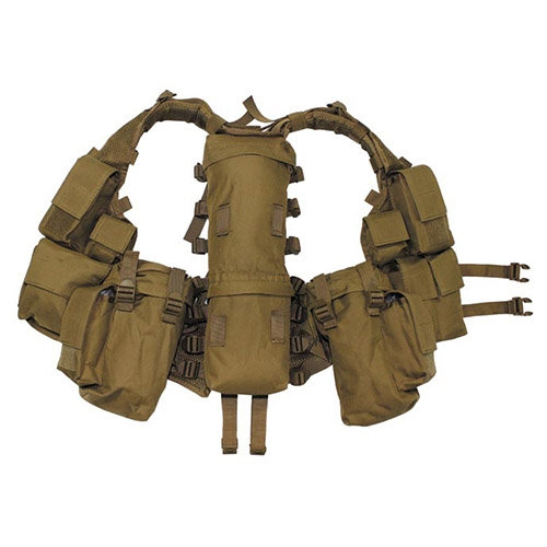 Vesta taktická 12 vreciek COYOTE
