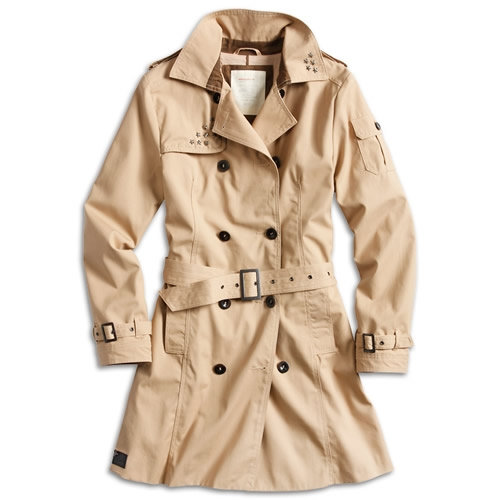 Kabát TRENCHCOAT dámsky KHAKI