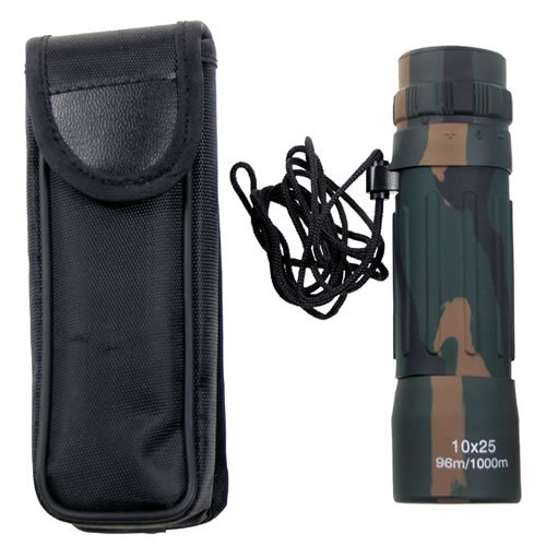 Ďalekohľad 10x25 MONOCULAR WOODLAND