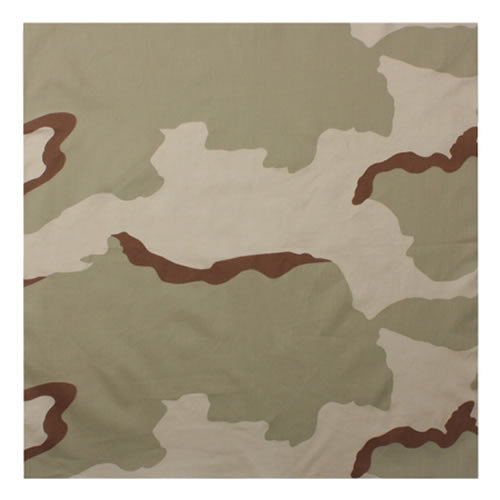 Šatka 55 x 55 cm 3-COL DESERT CAMO