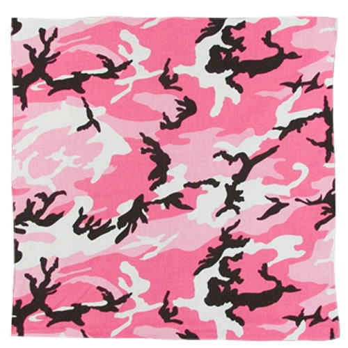 Šatka 55 x 55 cm PINK CAMO