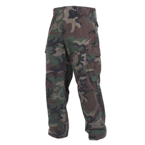 Nohavice VINTAGE VIETNAM ERA WOODLAND
