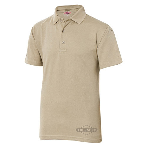 Polokošeľa pánská 24-7 krátky rukáv SILVER TAN