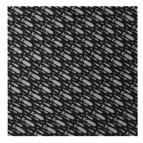 Šatka 55 x 55 cm BANDANA BOMBS ČIERNA