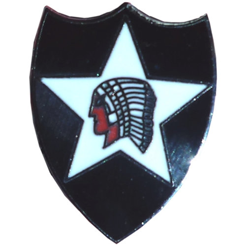 Odznak US 2nd INFANTRY DIVISION / indián farebný /