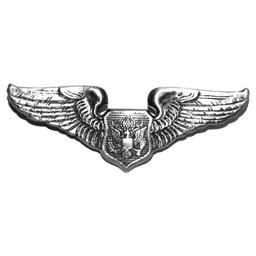 Odznak PILOT AVIATOR STRIEBORNÝ MATNÝ