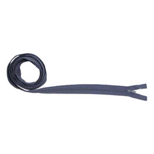 Zips jednocestný dĺžka 220cm ŠEDÝ