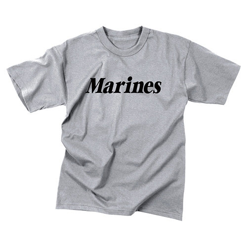 Tričko MARINES ŠEDÉ