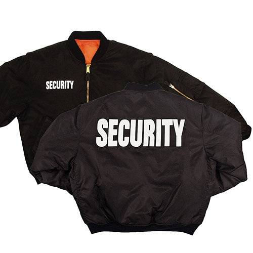 Bunda SECURITY MA1 FLIGHT ČIERNA