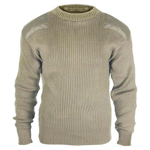 Sveter US ACRYLIC COMMANDO KHAKI