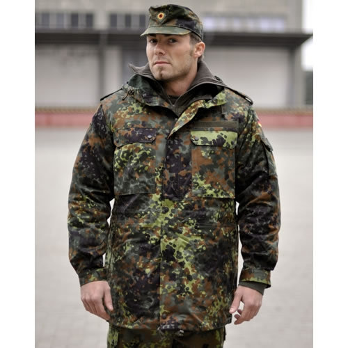Bunda BW poľná  s vložkou FLECKTARN použitá