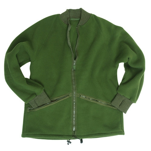 Bunda fleece britská OLIV použitá