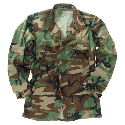 Blúza US typ BDU WOODLAND použitá rip-stop