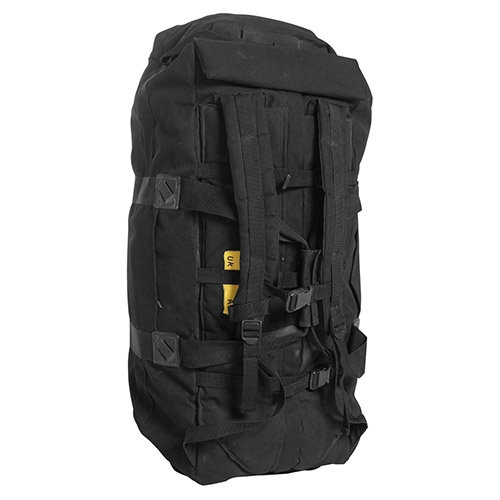 Vak lodný britský TACTICAL s popruhmi ČIERNY