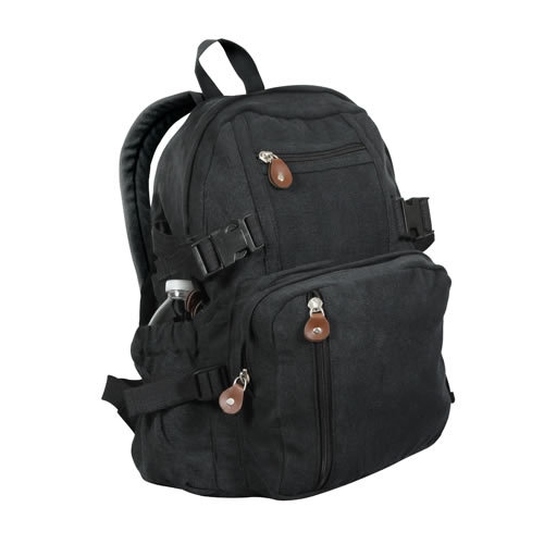 Ruksak VINTAGE JUMBO ČIERNY