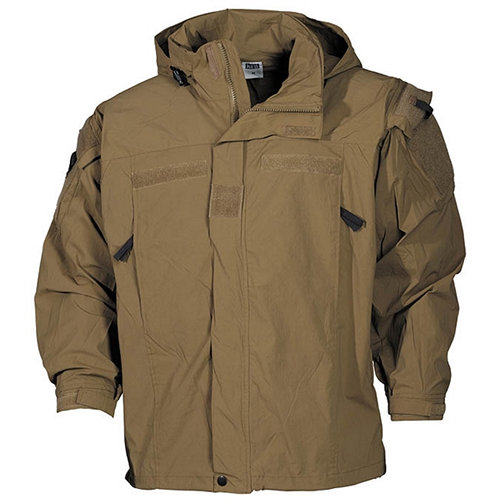 Bunda US softshell LEVEL 5 COYOTE BROWN