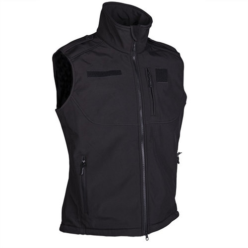Vesta softshell ČIERNA