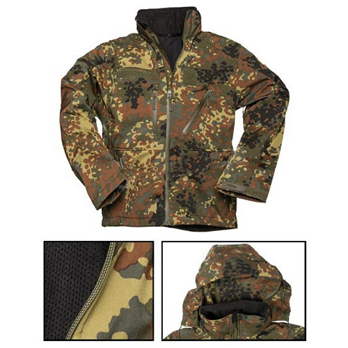 Bunda softshell SCU FLECKTARN
