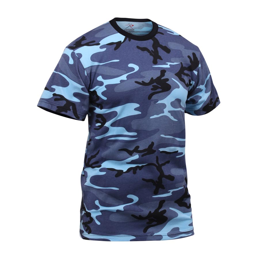 Tričko detské SKY BLUE CAMO