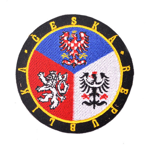 Nášivka Česká republika KRUH - FAREBNÝ