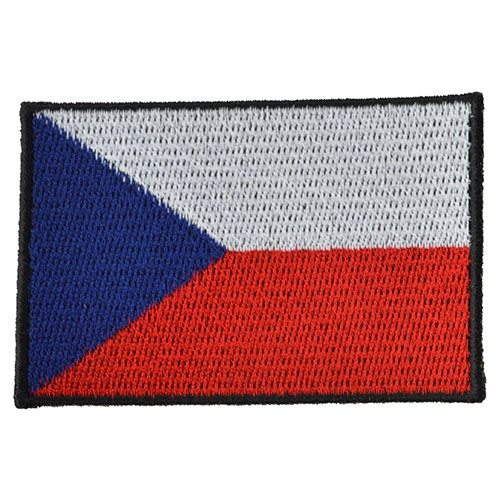 Nášivka Zástava ČR farebná 8x6cm